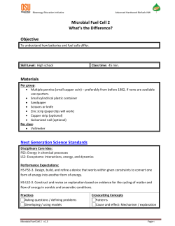 Microbial Fuel Cell 2 Activity - Advanced Hardwood Biofuels Northwest