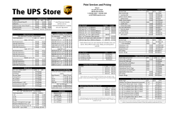 Print Services and Pricing - UPS Store Rio Rancho #139