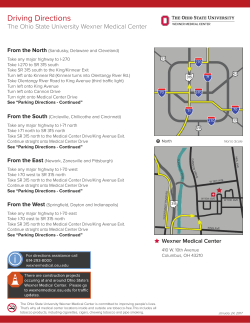 Driving Directions - The Ohio State University Wexner Medical Center