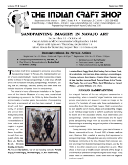 Sandpainting Imagery in Navajo Arts