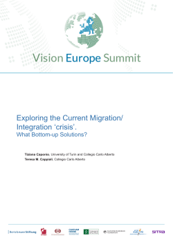 Exploring the Current Migration/ Integration `crisis`.
