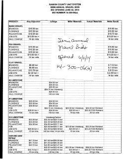 RANKIN COUNTY UNIT SYSTEM SEMI