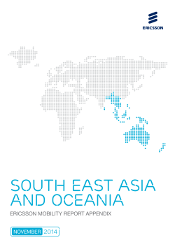 SOUTH EAST ASIA AND OCEANIA - Ericsson (www.ericsson.com)