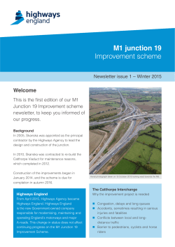 M1 junction 19 Improvement scheme