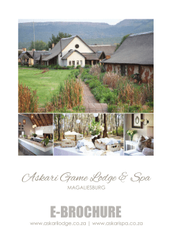 e-brochure - Askari Game Lodge