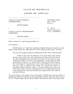 state of michigan court of appeals