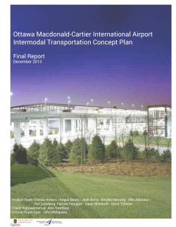 Ottawa Macdonald-Cartier International Airport Intermodal