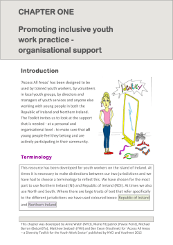 Promoting inclusive Youth Work Practice