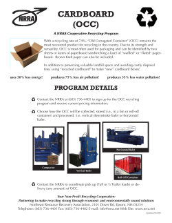 cardboard (occ) - Northeast Resource Recovery Association