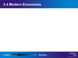 The Free Market Economy