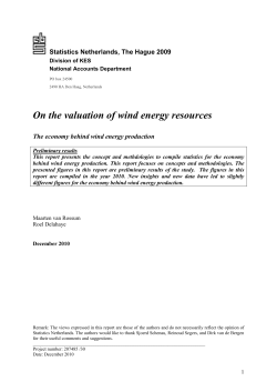 On the valuation of wind energy resources