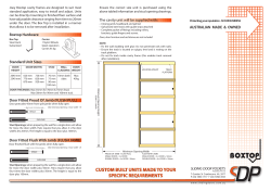 - Sliding door pockets
