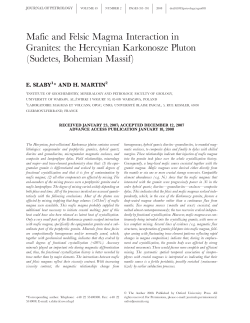 Sudetes, Bohemian Massif - Oxford Academic