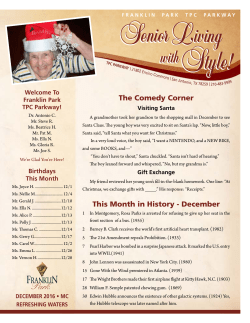 The Comedy Corner This Month in History - December
