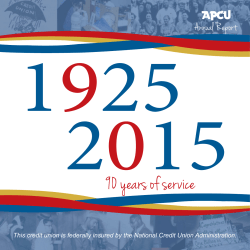 90 years of service - Atlanta Postal Credit Union