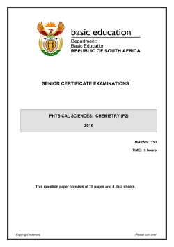 Paper 2 - Department of Basic Education