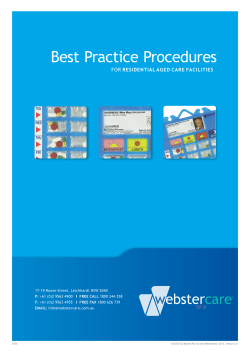 Best Practice Procedures