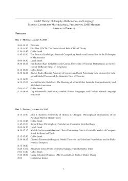 Booklet of Abstracts