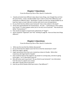 Chapter 5 Questions Chapter 6 Questions