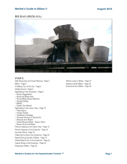 Bilbao - Maribel`s Guides
