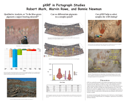 Is the blue-green pigment a copper