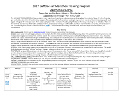 Advanced - Buffalo Marathon
