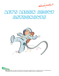 Let`s Learn About astronauts