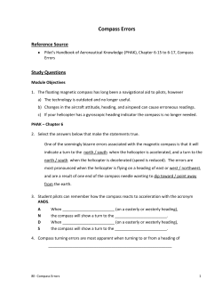 Compass Errors - San Carlos Flight Center