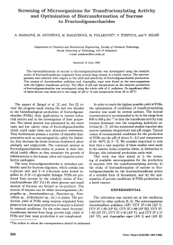 Screening of Microorganisms for