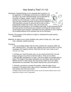 Grades 11-12 - Particles Matter
