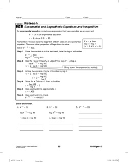 Reteach 7-5 - Humble ISD