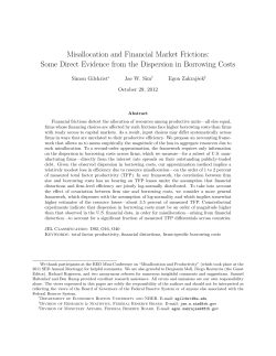 Misallocation and Financial Market Frictions: Some Direct Evidence