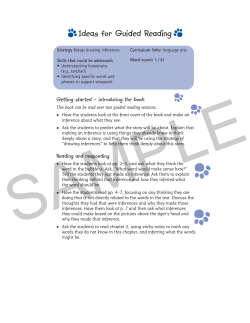 Ideas for Guided Reading