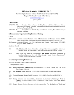 CV - Department of Plant Biology