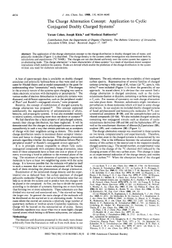 The Charge Alternation Concept: Application to