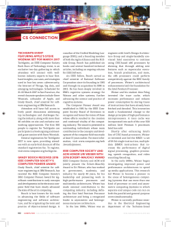 cs connection - IEEE Computer Society