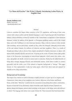 lilt-5_1-hoffman-aoki - LITERATURE IN LANGUAGE TEACHING