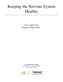 Keeping the Nervous System Healthy