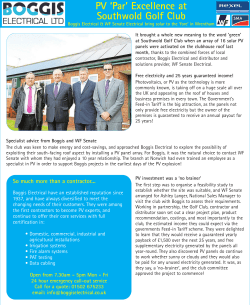 PV `Par` Excellence at Southwold Golf Club