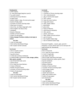 Kindergarten 1-24ct crayons 12- oversized (large) beginner pencils