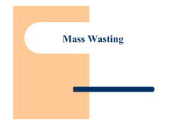 Mass Wasting