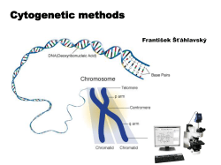 Cytogenetic methods and their application in zoology
