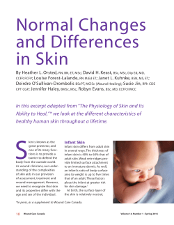 Normal Changes and Differences in Skin