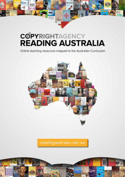 brochure - Reading Australia