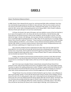 cases 1 - Professor Tepfer`s courses