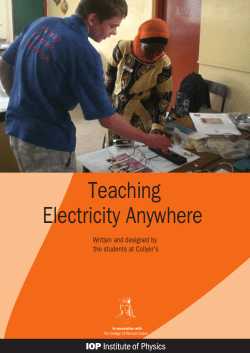 Teaching Electricity Anywhere