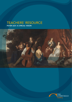 teachers` resource - Courtauld Institute of Art