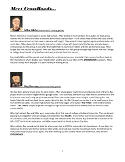 Meet CrossRoads… - Crossroads Country Band