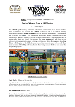 Coach a Winning Team in 180 Minutes.