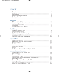 Contents - Eglish Historical Society